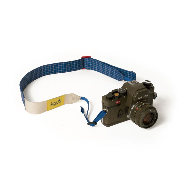 Long Weekend - Adjustable Camera Neck Strap - Creme Multi - Image 3