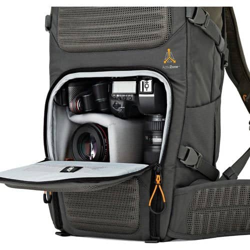 Lowepro Flipside Trek BP 350 AW Backpack (Gray/Dark Green) - Image 7