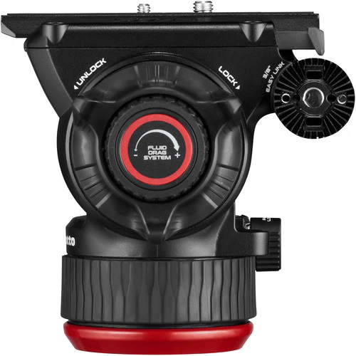 Manfrotto 504X / 645 FAST Twin Aluminium Video Tripod Kit (12 kg, Mid-Spreader, 100/75 mm Bowl, Bag) - MVK504XTWINFA - Image 4