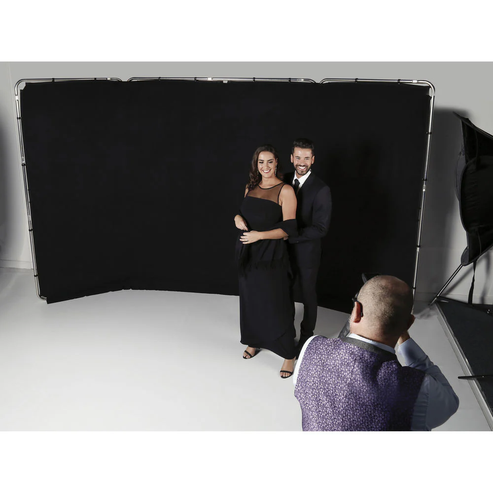 Manfrotto LL LB7625 Panoramic Background Cover 4m Black - Image 3