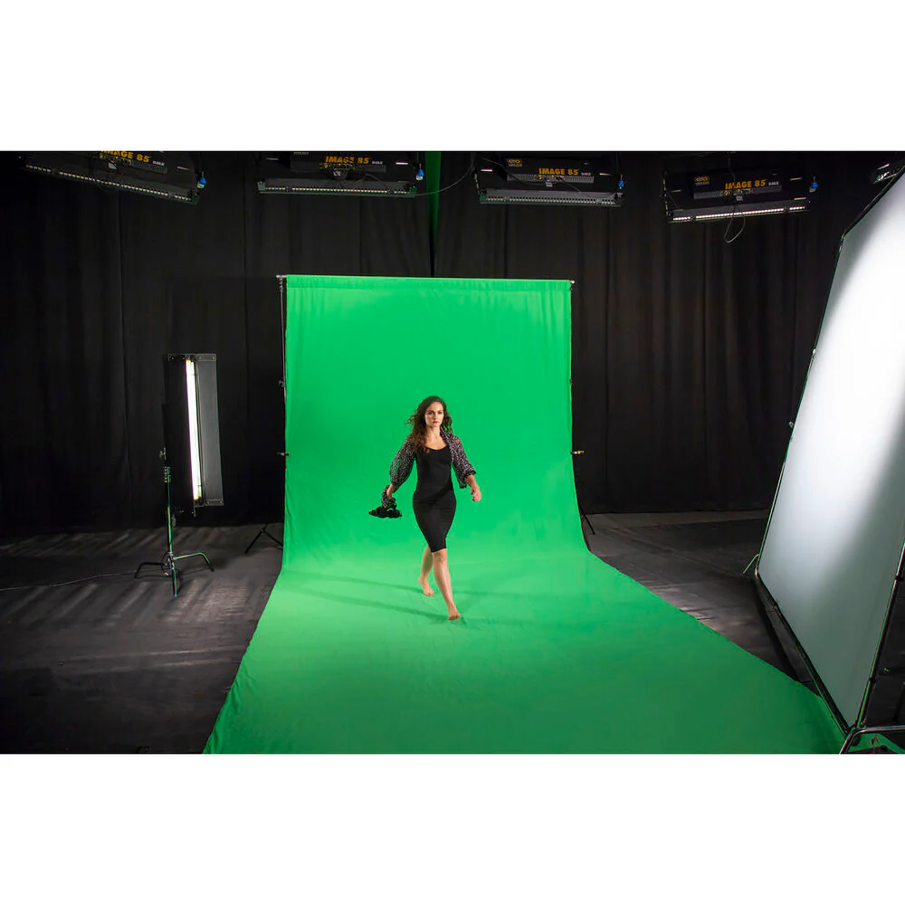 Manfrotto LL LC5881 Chroma Key Green Curtain Background 3 x 7m - Image 3