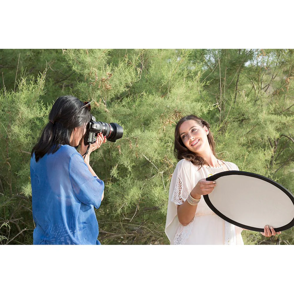 Manfrotto LL LR2036 50cm Collapsible Reflector Sunfire/Silver - Image 3
