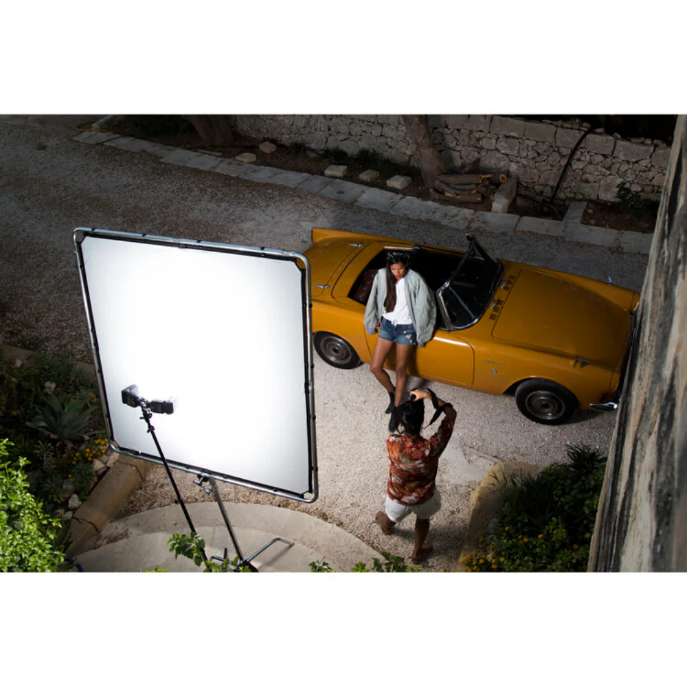 Manfrotto LL LR81544R Skylite Rapid Midi Kit 1.5m x 1.5m Reflector and Diffuser Kit - Image 4