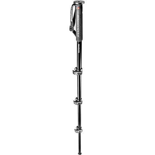 Manfrotto MPMXPROA4 XPRO 4-Section Photo Monopod Aluminum with Quick Power Lock