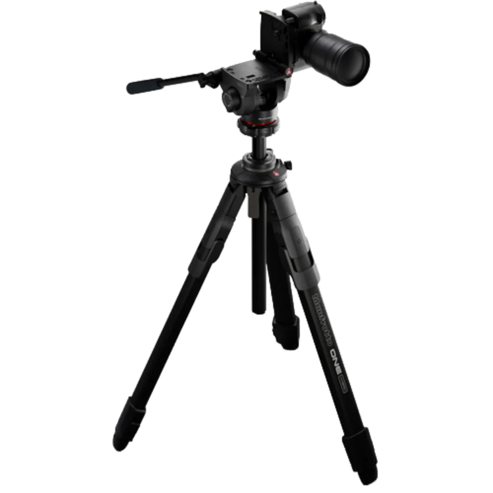 Manfrotto One Hybrid Aluminium Tripod with 500X Fluid Head - Image 7