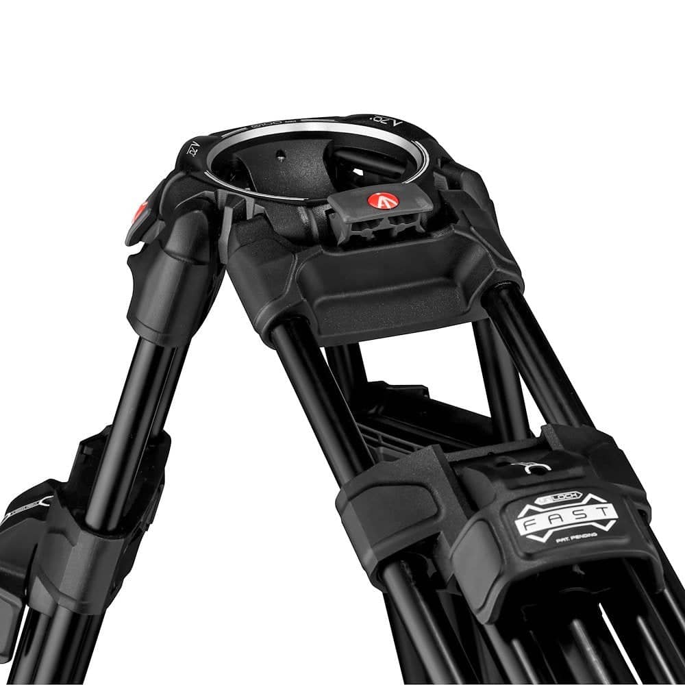Manfrotto Tripod Vid 645 TwinLegFast Alu 100mm bowl and 75mm adp 25kg Payload incl mid spreader - Image 5