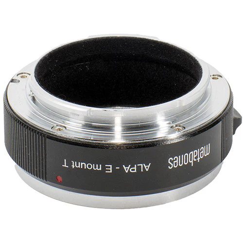 Metabones ALPA to E-Mount T/ NEX (Black Matt) - No Tripod Foot (MB_ALPA-E-BT1) - Image 2