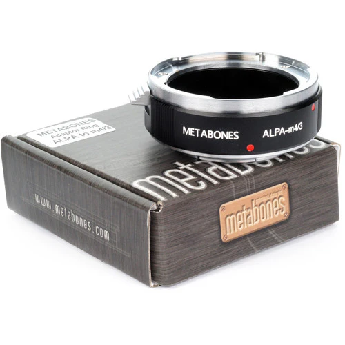 Metabones ALPA to Micro FourThirds adapter (Black Matt) - No Tripod Foot (MB_ALPA-m43-BM1) - Image 2