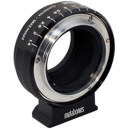 Metabones Contarex to Micro FourThirds adapter (Black Matt) - With Tripod Foot  (MB_CX-m43-BM1) - Image 3