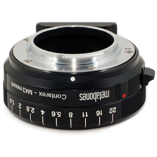 Metabones Contarex to Micro FourThirds adapter (Black Matt) - With Tripod Foot  (MB_CX-m43-BM1) - Image 4
