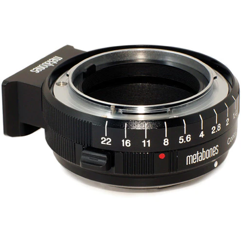 Metabones Contarex to Micro FourThirds adapter (Black Matt) - With Tripod Foot  (MB_CX-m43-BM1) - Image 5