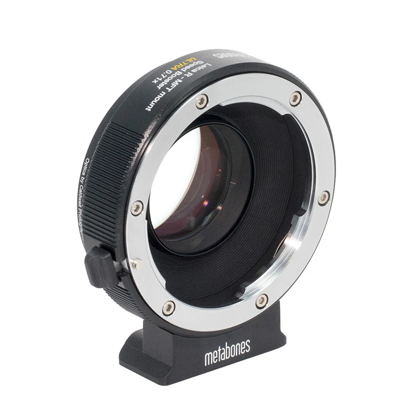 Metabones Leica R to Micro FourThirds Speed Booster ULTRA 0.71x (Black Matt) - With Tripod Foot (MB_SPLR-m43-BM3)
