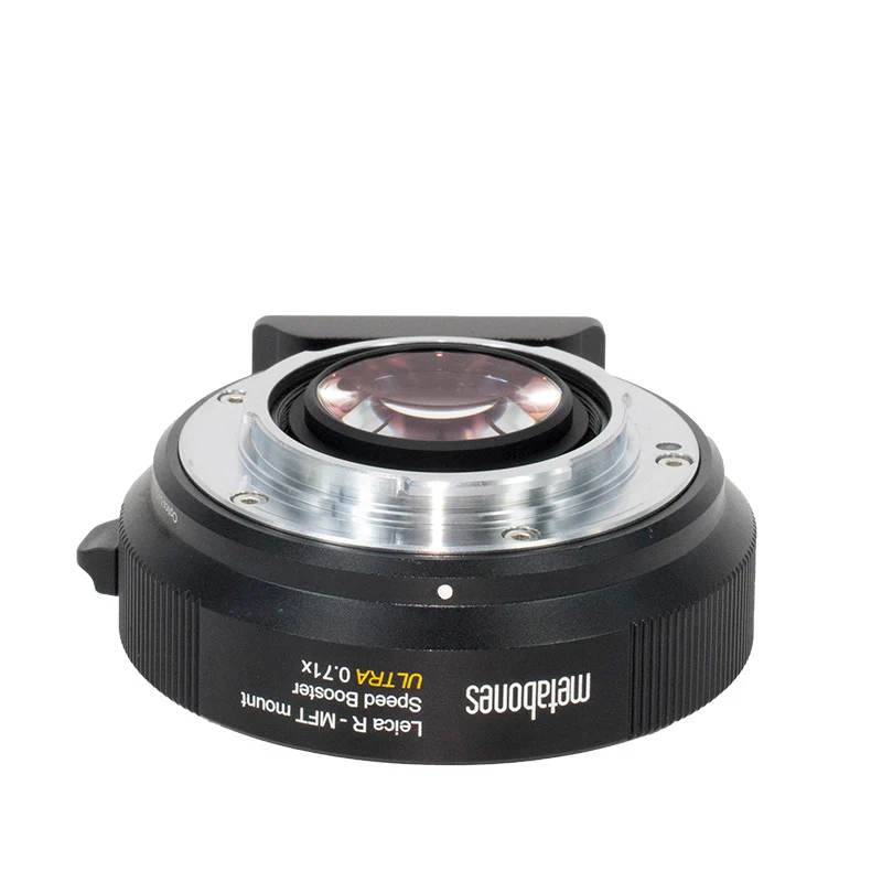 Metabones Leica R to Micro FourThirds Speed Booster ULTRA 0.71x (Black Matt) - With Tripod Foot (MB_SPLR-m43-BM3) - Image 2