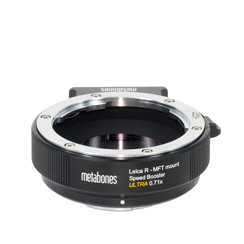 Metabones Leica R to Micro FourThirds Speed Booster ULTRA 0.71x (Black Matt) - With Tripod Foot (MB_SPLR-m43-BM3) - Image 3