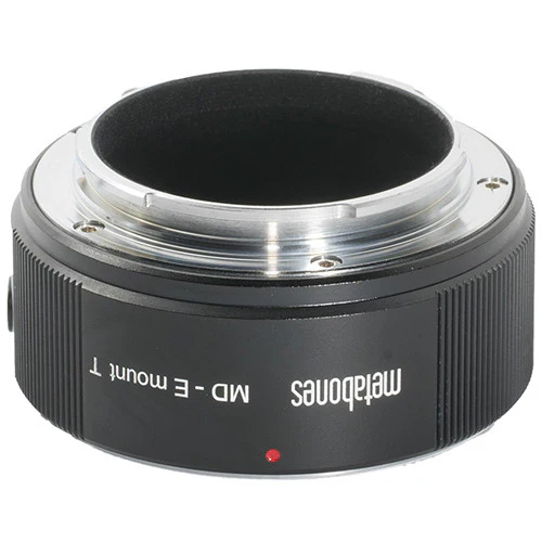 Metabones Minolta MD to E-mount T Adapter (Black Matt) - With Tripod Foot (MB_MD-E-BT1)