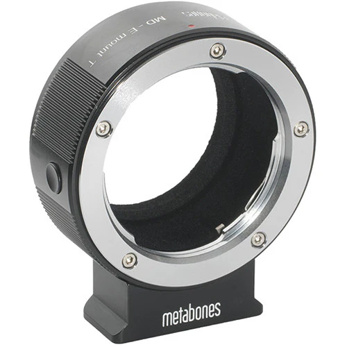 Metabones Minolta MD to E-mount T Adapter (Black Matt) - With Tripod Foot (MB_MD-E-BT1) - Image 4