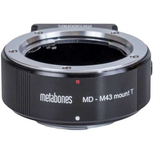 Metabones Minolta MD to Micro FourThirds adapter T (Black Matt) - With Tripod Foot (MB_MD-m43-BT1)
