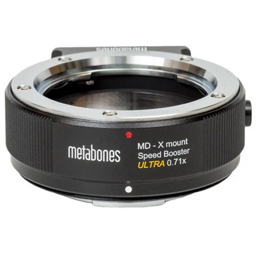 Metabones Minolta MD to X-mount Speed Booster ULTRA 0.71x (Black Matt) - With Tripod Foot (MB_SPMD-X-BM3) - Image 2