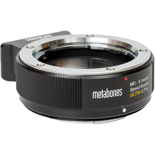 Metabones Minolta MD to X-mount Speed Booster ULTRA 0.71x (Black Matt) - With Tripod Foot (MB_SPMD-X-BM3) - Image 3
