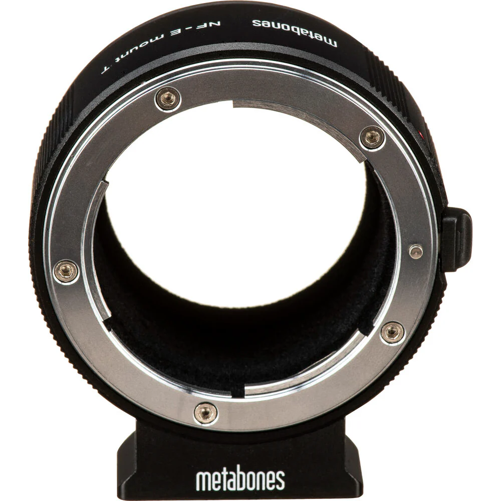 Metabones Nikon F to Sony E-Mount T Adapter III with Tripod Foot (Black) - Image 2