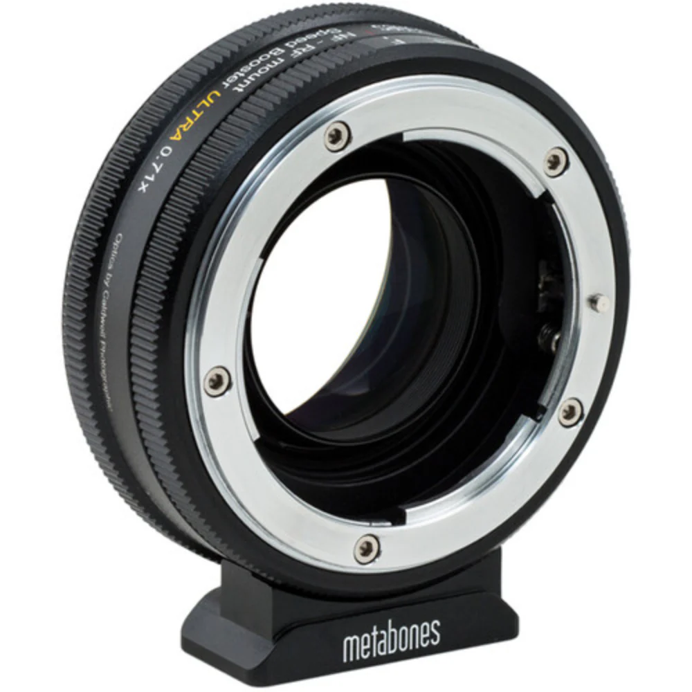 Metabones Nikon G to Canon RF-Mount Speed Booster Ultra 0.71x Adapter with Tripod Foot (Black)
