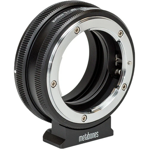 Metabones Nikon G to L mount adapter (Black Matt) - With Tripod Foot (MB_NFG-L-BM1)