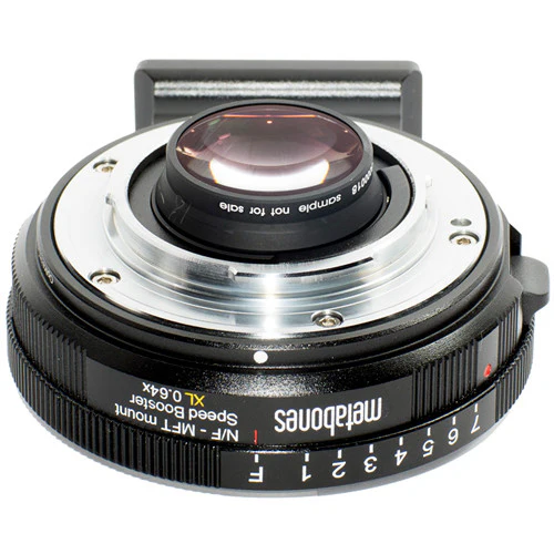 Metabones Nikon G to Micro FourThirds Speed Booster XL 0.64x (Black Matt) - With Tripod Foot (MB_SPNFG-M43-BM2) - Image 4