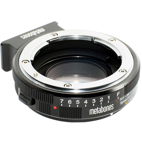 Metabones Nikon G to Micro FourThirds Speed Booster XL 0.64x (Black Matt) - With Tripod Foot (MB_SPNFG-M43-BM2) - Image 5