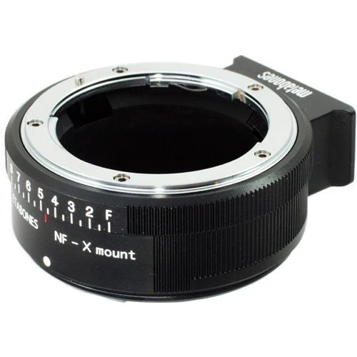 Metabones Nikon G to X-Mount adapter (Black Matt) - With Tripod Foot (MB_NFG-X-BM1) - Image 4