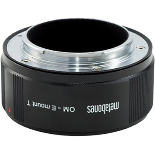 Metabones Olympus OM to E-Mount T Adapter (Black Matt) - With Tripod Foot (MB_OM-E-BT1) - Image 2