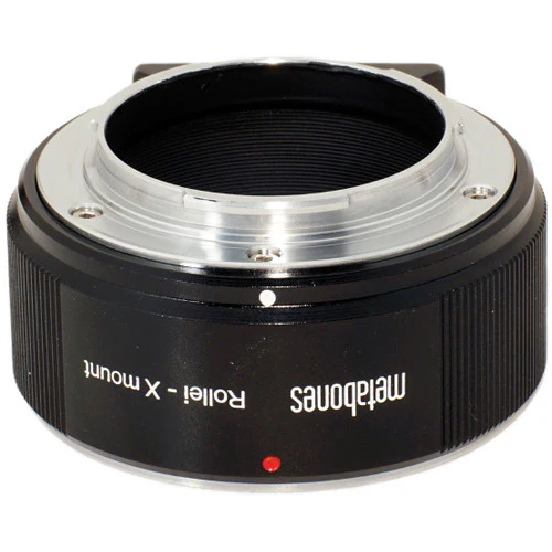 Metabones ROLLEI QBM to X-Mount adapter (Black Matt) - With Tripod Foot (MB_ROLLEI-X-BM1) - Image 3