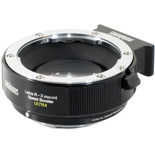 Metabones Speed Booster adapter- Leica R to X-Mount ULTRA 0.71x (Black Matt) - With Tripod Foot (MB_SPLR-X-BM2)