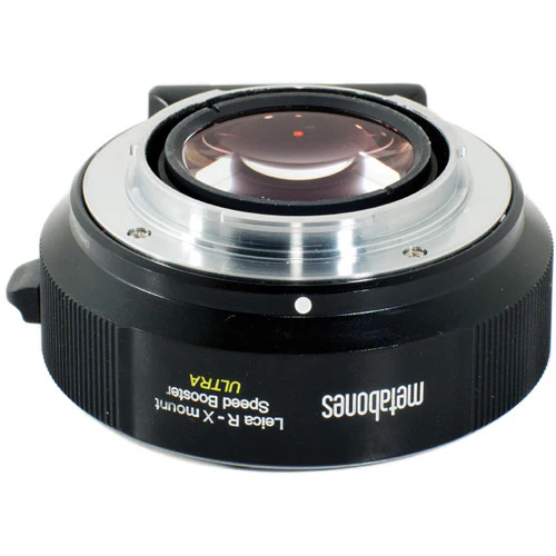 Metabones Speed Booster adapter- Leica R to X-Mount ULTRA 0.71x (Black Matt) - With Tripod Foot (MB_SPLR-X-BM2) - Image 3