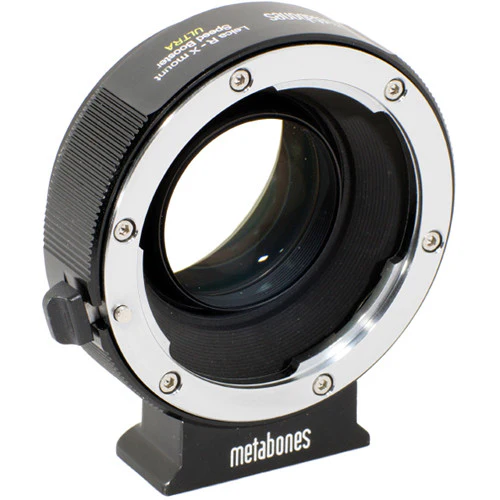 Metabones Speed Booster adapter- Leica R to X-Mount ULTRA 0.71x (Black Matt) - With Tripod Foot (MB_SPLR-X-BM2) - Image 5