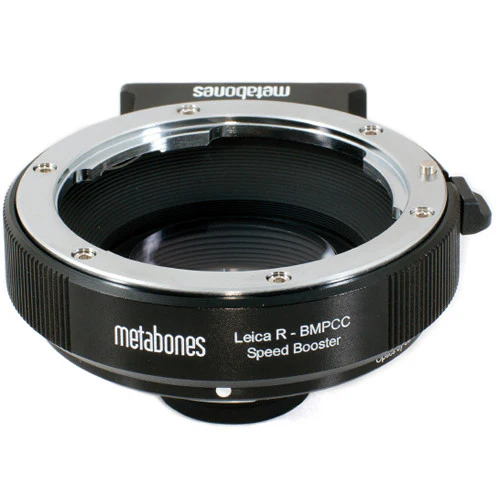 Metabones Speed Booster adaptor- Leica R to BMCC Micro FourThirds (Black Matt) - With Tripod Foot (MB_SPLR-BMCC-BM1) - Image 4