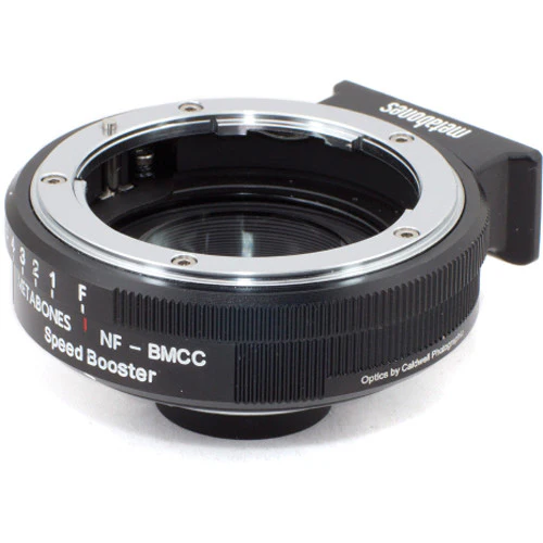Metabones Speed Booster adaptor- Nikon G to BMCC Micro FourThirds (Black Matt) - With Tripod Foot (MB_SPNFG-BMCC-BM1) - Image 6