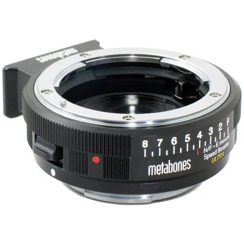 Metabones Speed Booster adaptor- Nikon G to E-Mount ULTRA 0.71x (Black Matt) - With Tripod Foot (MB_SPNFG-E-BM2)