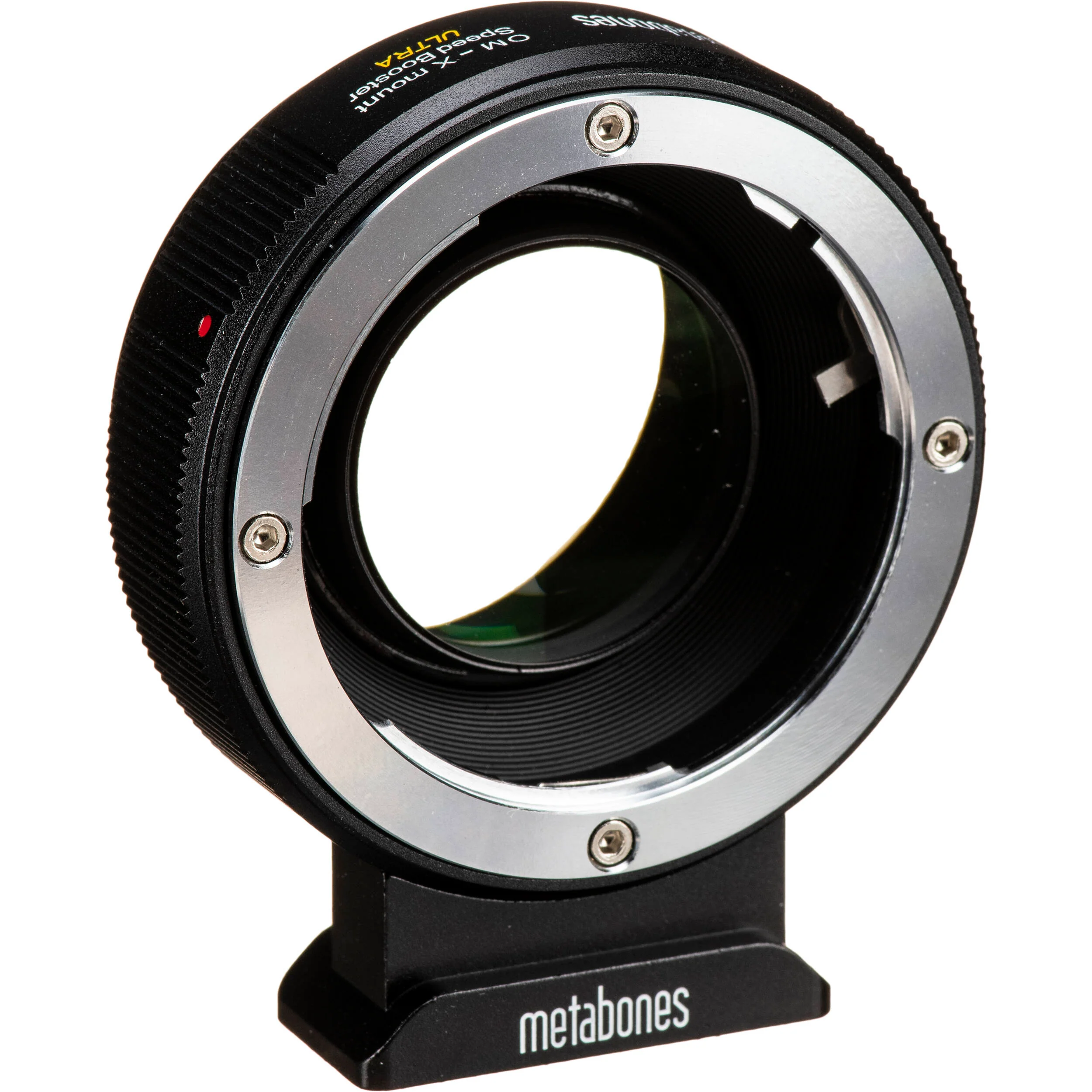 Metabones Speed Booster adaptor- Olympus OM to X-Mount ULTRA 0.71x (Black Matt) - With Tripod Foot (MB_SPOM-X-BM3)