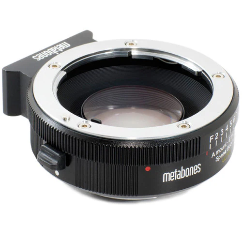 Metabones Speed Booster adaptor- Sony ALPHA to E-Mount ULTRA 0.71x (Black Matt) - With Tripod Foot (MB_SPA-E-BM2) - Image 5