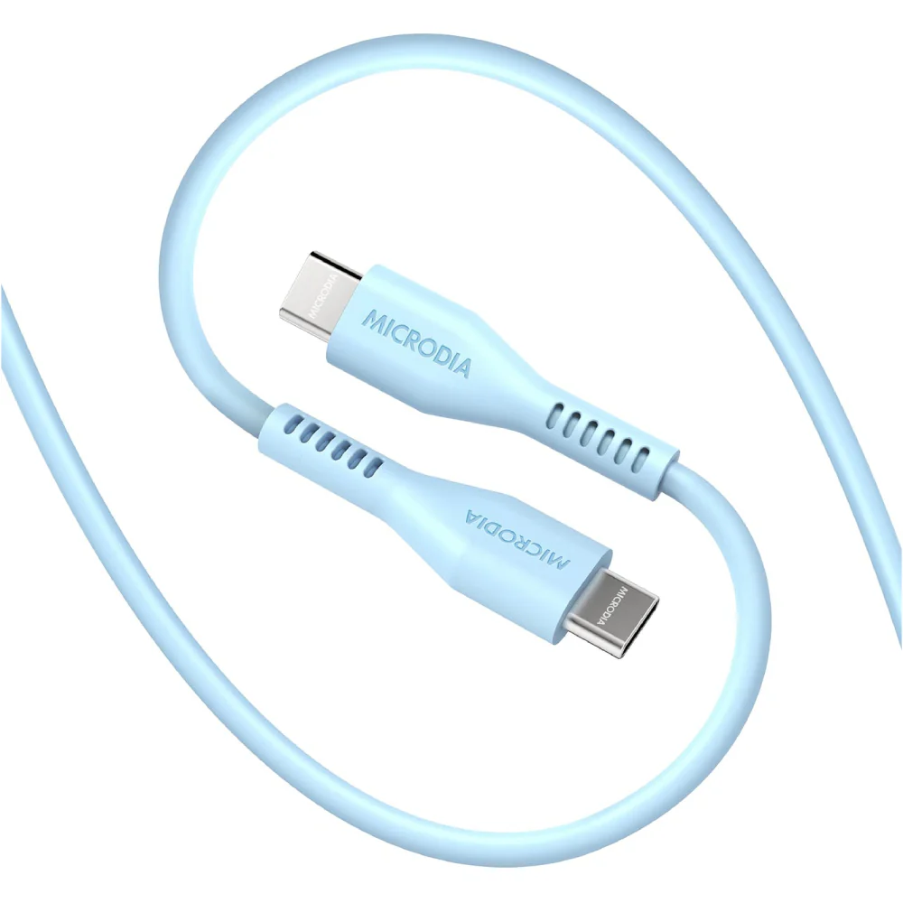 Microdia Fruitywire Liquid Silicon PD60W 1.3m USB-C to USB-C Cable - Image 3