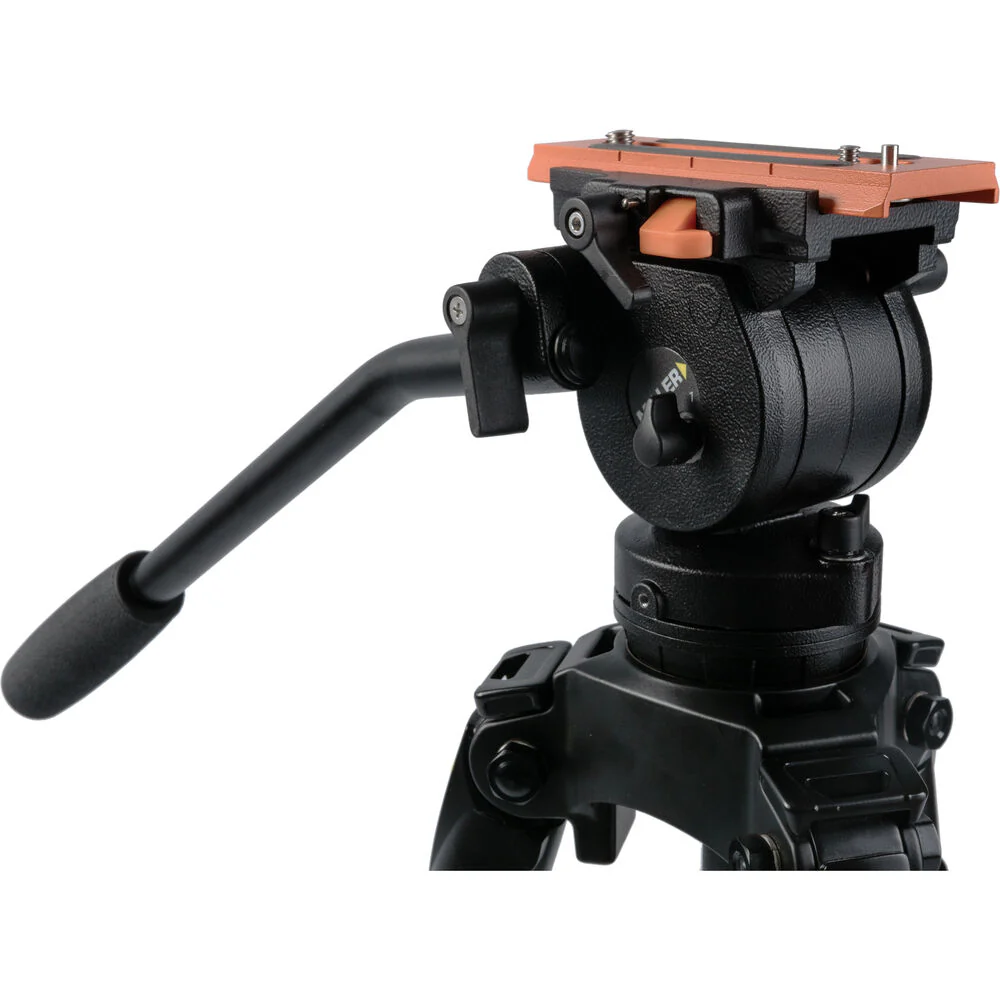 Miller AirV Fluid Head with Solo-Q 75 3-Stage Carbon Fiber Tripod & Soft Case Kit - Image 4