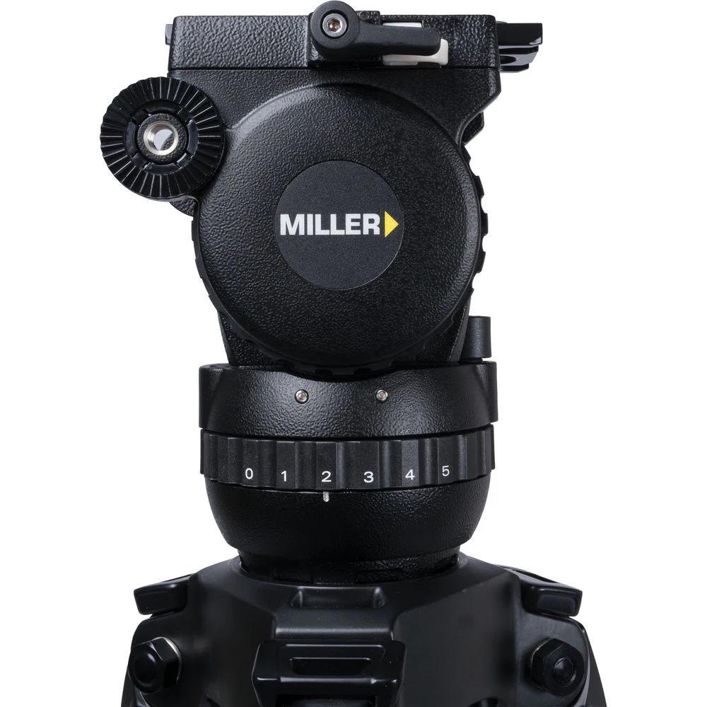 Miller CX10 Fluid Head & Solo-Q 100 2-Stage Carbon Fiber Tripod Kit - Image 6