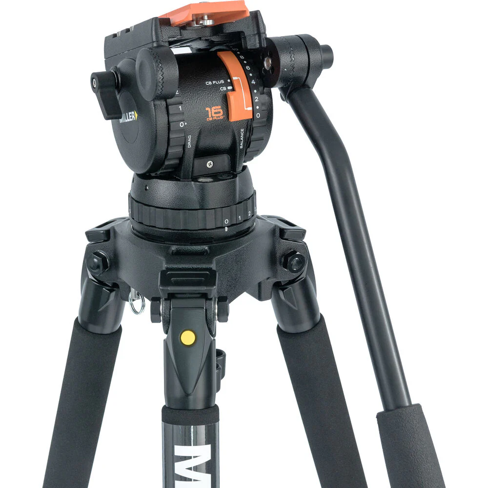 Miller Versa CXV10 Head, Solo-Q 100 2-Stage Carbon Fiber Tripod & Soft Case Kit - Image 3