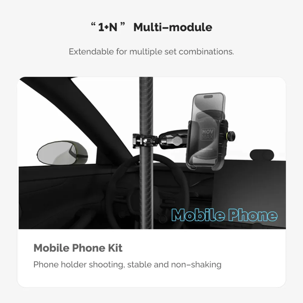 MOVMAX Adjustable Telescopic Rod 75cm to 125cm - Image 11