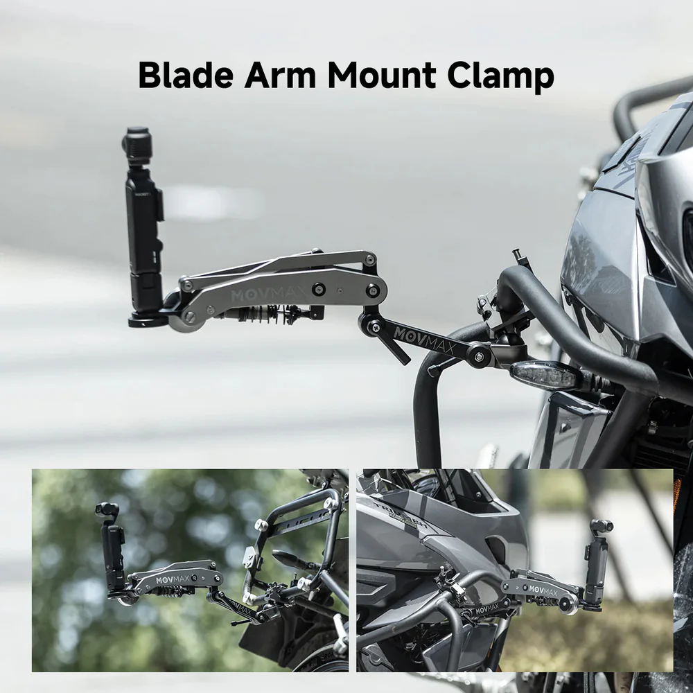 MOVMAX Blade Arm Motorbike Cycling Mount Clamp - Image 4