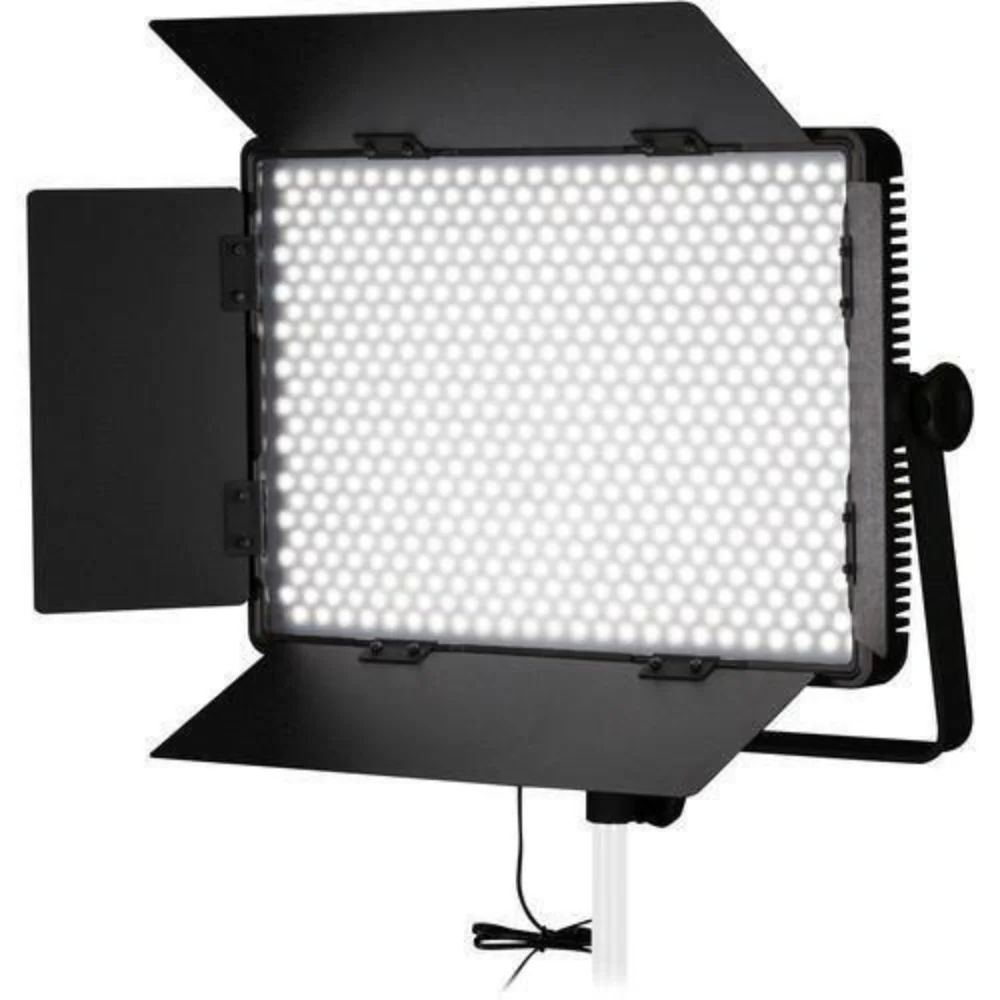 Nanlite 1200DSA DMX LED Panel with V-Lock Battery Feature and Barn Doors