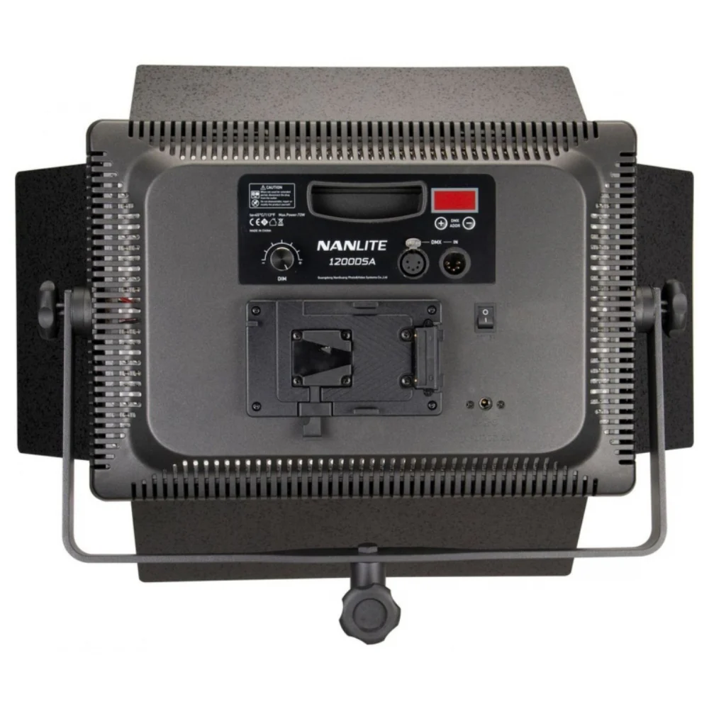 Nanlite 1200DSA DMX LED Panel with V-Lock Battery Feature and Barn Doors - Image 3