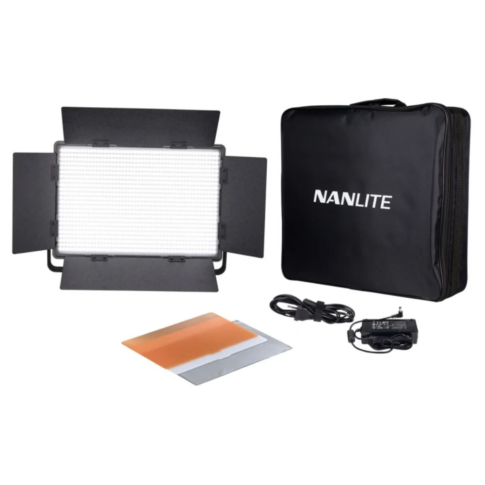 Nanlite 1200DSA DMX LED Panel with V-Lock Battery Feature and Barn Doors - Image 4