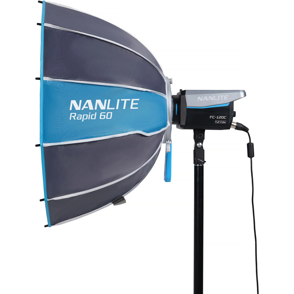 Nanlite 60cm Rapid Parabolic Soft Box for Forza 60 FC120 Evoke 150C - Image 5