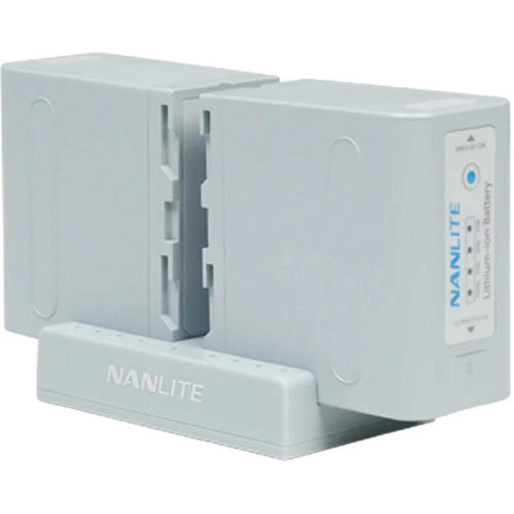 Nanlite Dual Slot Charger for Rechargeable Sony Style Battery NP-F550 - Image 3